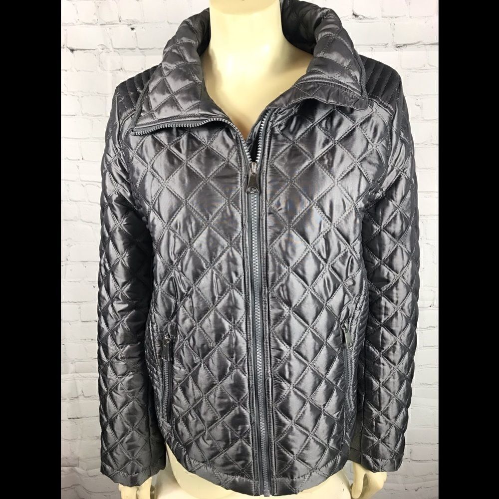 AndrewโMarcโMarcย NewโYorkโMediumโGrayโPufferโCoat